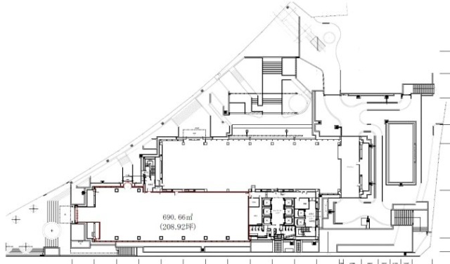 商船三井ビルディング1F 間取り図