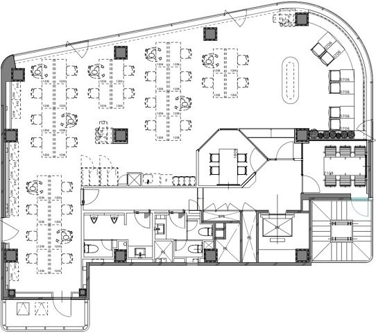 THE CROSS 日本橋人形町5F 間取り図