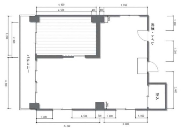 三富ビル4F 間取り図