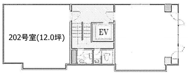 麻布永坂ビル202 間取り図