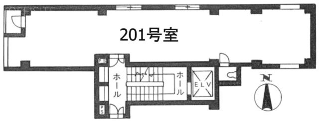 中野新橋ペガサスビル201 間取り図