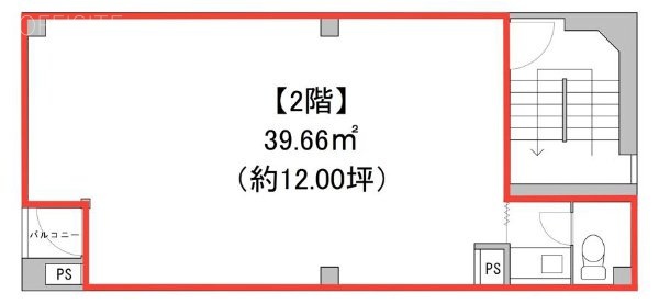 オオシマビル2F 間取り図