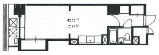 KIビル801 間取り図