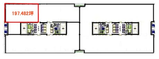 芝パークビルA館 間取り図