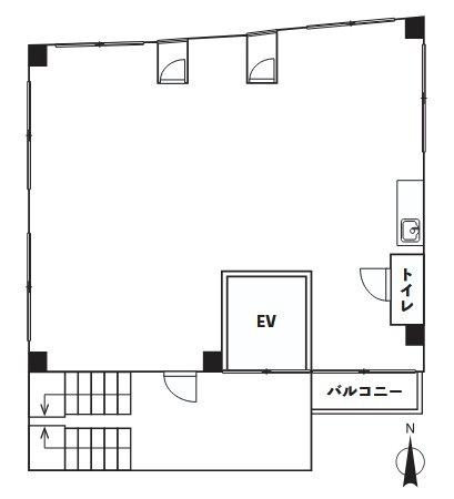 中野JMビル3F 間取り図