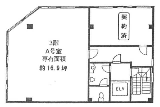 三陽ビルA 間取り図