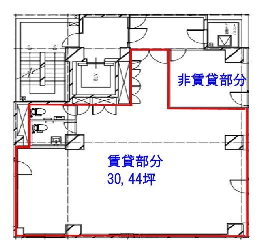たちばなビル9F 間取り図