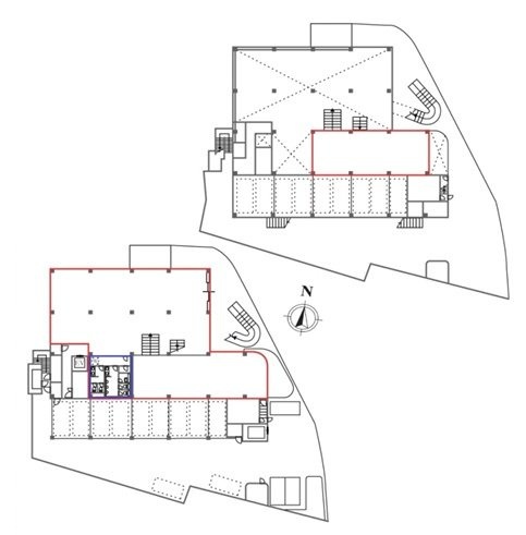 パークレーンプラザ1F 間取り図