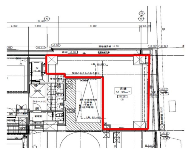 プラウドフラット日本橋馬喰町ビル1F 間取り図