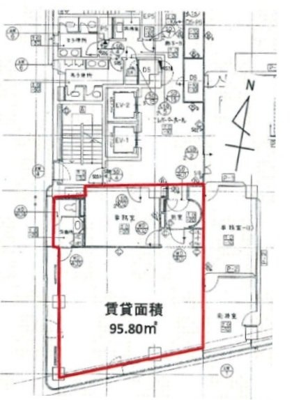 プラザANSビル4F 間取り図