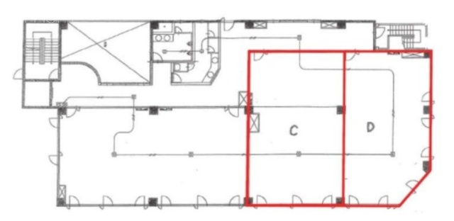 第2稲毛海岸ニイクラビルA 間取り図