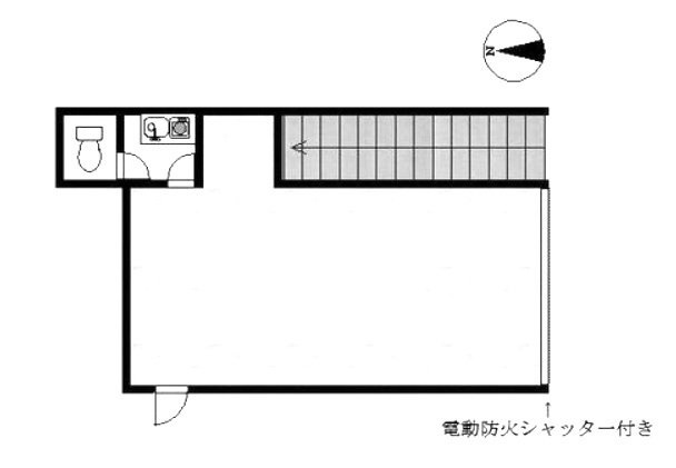 ワイズクレストビル1F 間取り図