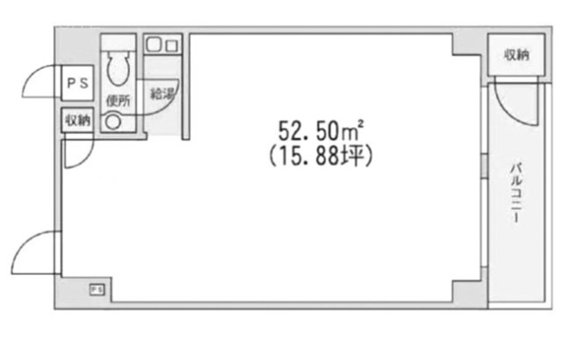 カルチェ恵比寿304 間取り図