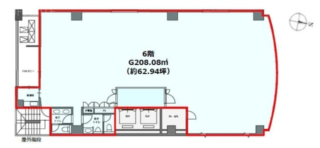 FDC麹町ビル6F 間取り図