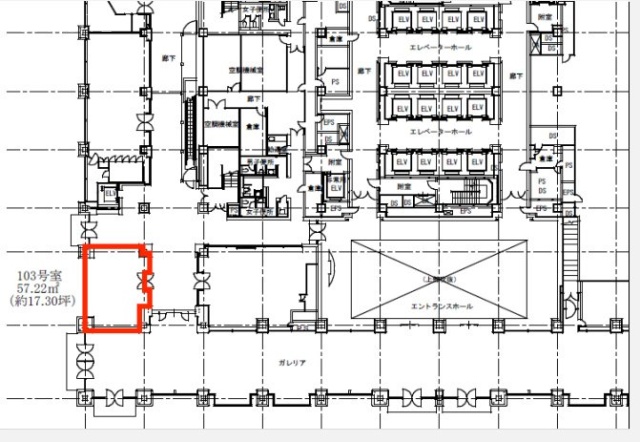 KDX横浜みなとみらいタワー103 間取り図