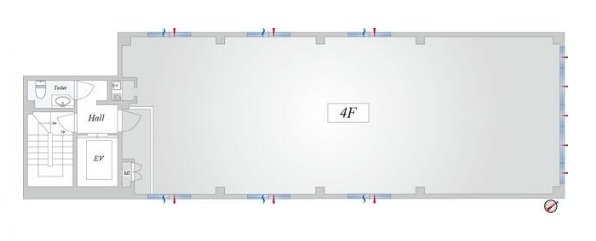 JT板橋ビル4F 間取り図