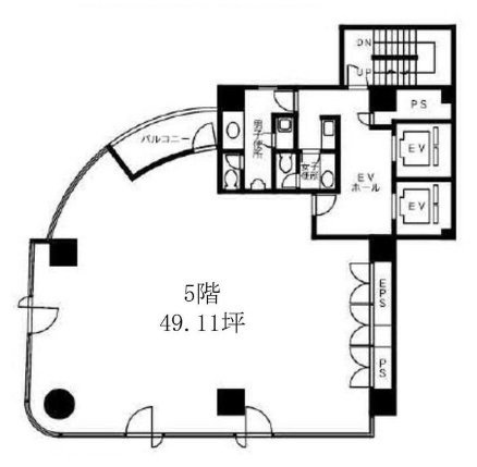 加瀬ビル1675F 間取り図