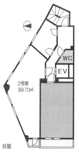 南池袋1丁目1番地ビル802 間取り図