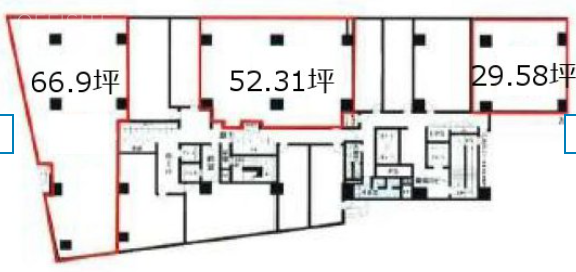 宮益坂ビルディング208 間取り図