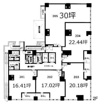 マストライフ神田錦町204 間取り図