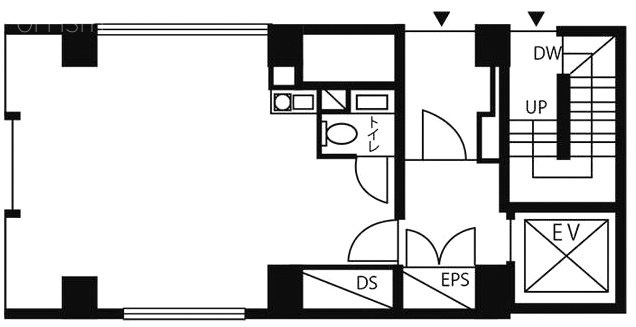 昭和アステック5号館1F 間取り図