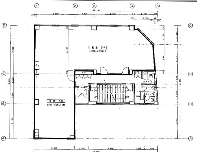 ジブラルタル大井ビル3F 間取り図