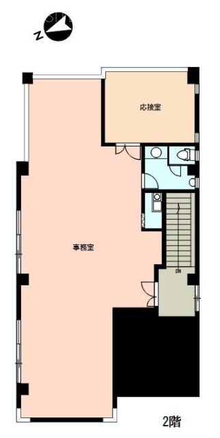 清水工務店ビル2F 間取り図