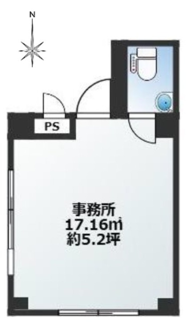 ステラ岩本町ビル1F 間取り図