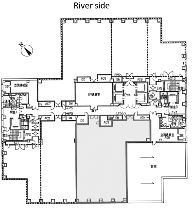聖路加タワー3908 間取り図
