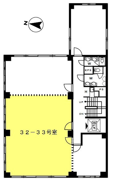 喜助内神田ビル32・33 間取り図