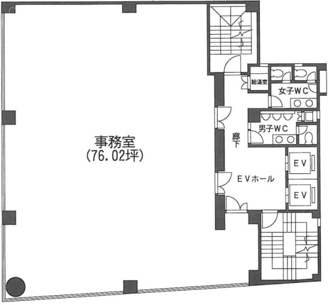 東京冷凍新川ビル4F 間取り図