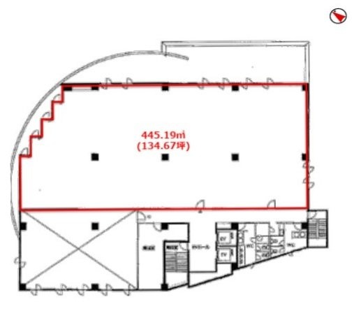 フロンティア代々木5F 間取り図