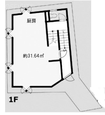 Asway NISHIAZABU Ⅳ1F 間取り図