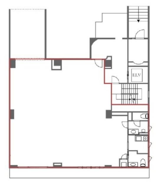 一番町館1F 間取り図