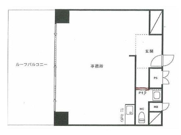 コスモ東池袋ビル3F 間取り図