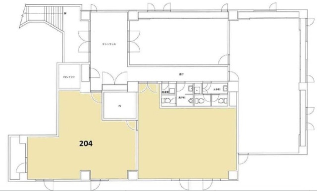 白金台シティハウス204 間取り図