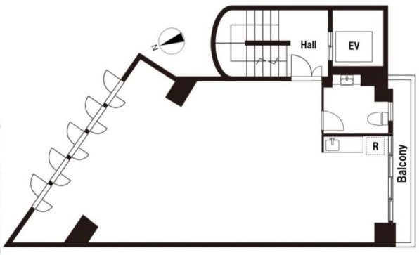 ジェンティール白金台2F 間取り図