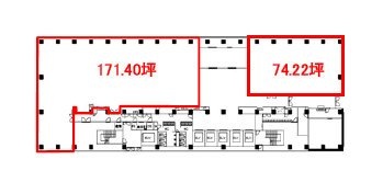テクノポート大樹生命ビル1F 間取り図