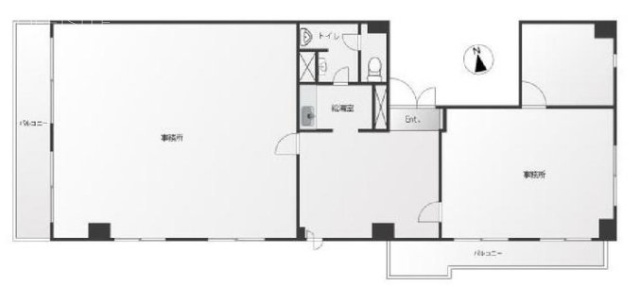 六本木ファイブ302 間取り図