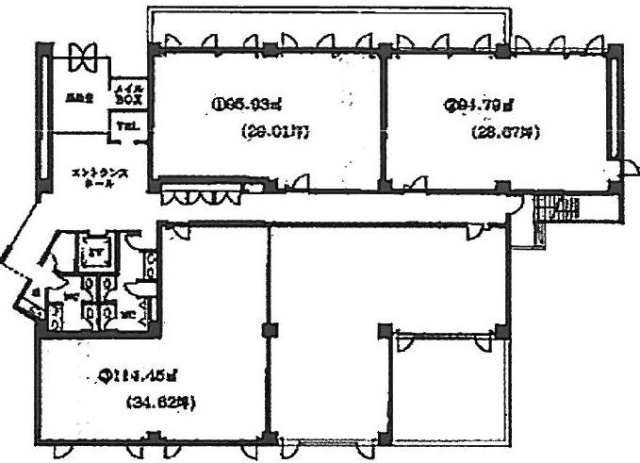 西新宿フォレストビル203 間取り図