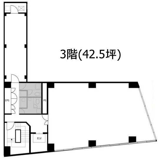 BONMARUSANビル3F 間取り図