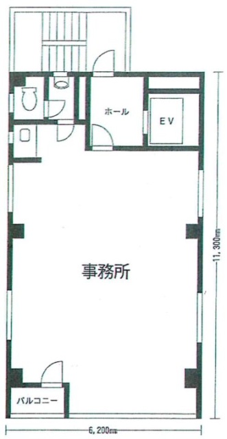 山口ビル2F 間取り図