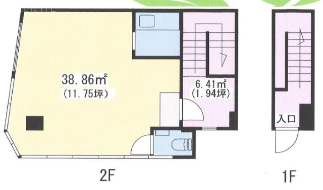 武蔵小山マンション2F 間取り図
