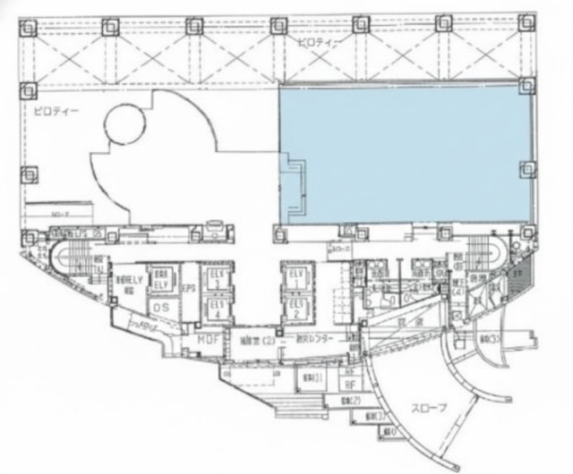 光村(ミツムラ)ビル1F 間取り図