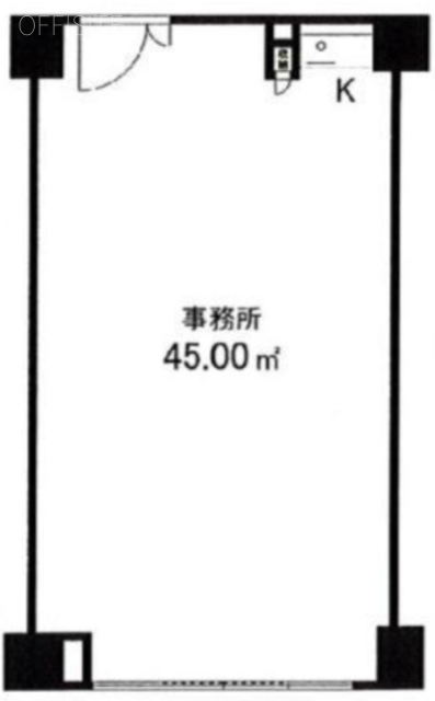 市ヶ谷法曹ビル408 間取り図