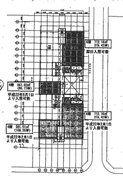 東京ファッションタウン(TFTビル西館)6F 間取り図