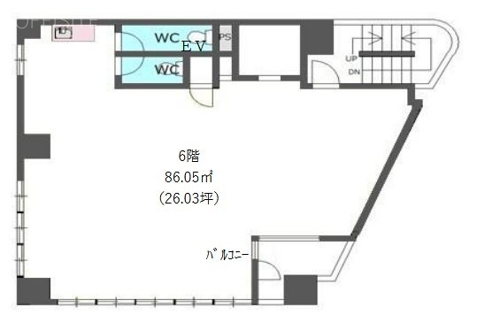 井門西蒲田ビル6F 間取り図