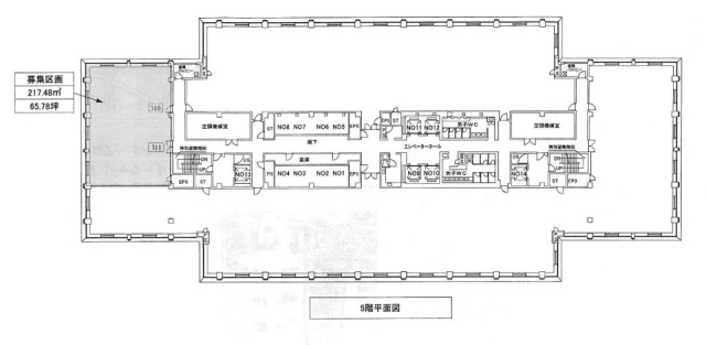 丸の内郵船ビルディング5F 間取り図
