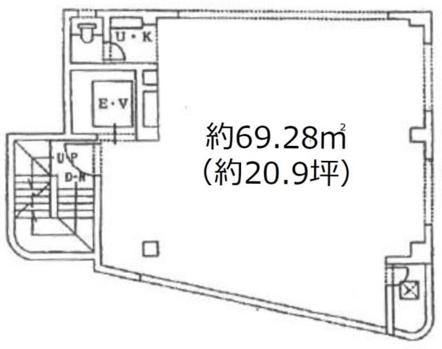 駅サイドビル4F 間取り図