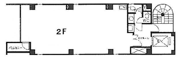 SHIMADA秋葉原ビル2F 間取り図
